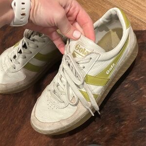 Gola Cream and Olive Sneakers